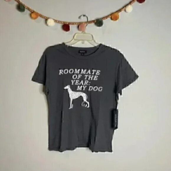 NWT Wildfox Roommate of the Year: My Dog graphic tee - Picture 1 of 5